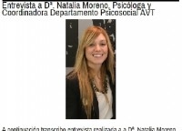 Entrevista a Natalia Moreno, Coordinadora del Departamento Psicosocial de la AVT 